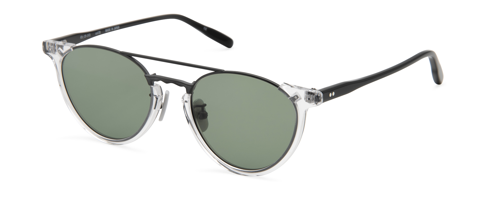 TODD Col.S01 Black in clear（SG:Green）